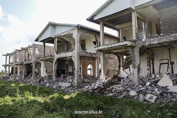 تخریب برخی از ساخت و سازهای بدون مجوز در کیاشهر