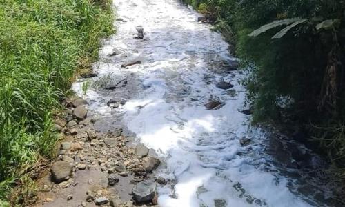 نشت مواد شیمیایی در رودخانه ای در برزیل و کمبود شدید آب