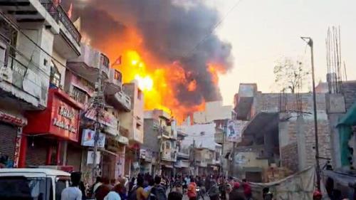 آتشسوزی در یک کارخانه رنگ در هند با ۱۱ کشته