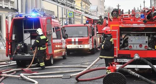 آتش سوزی در هتلی در مسكو كشته داد