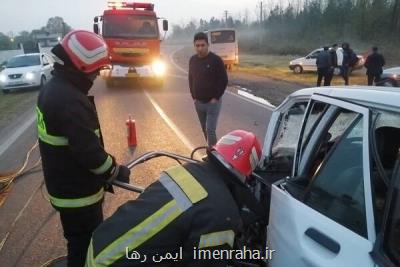 تصادفات جاده ای در استان سمنان جان ۱۸ نفر را گرفت
