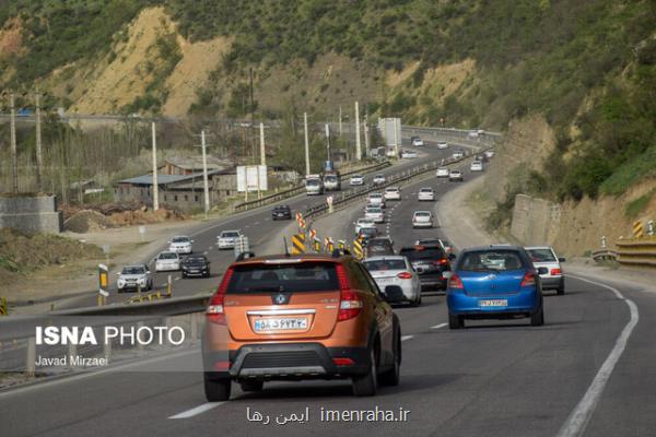 ترافیك روان در جاده ها