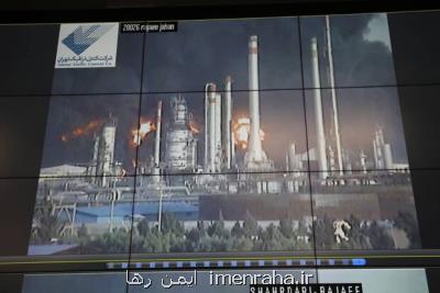 آتشسوزی یك مخزن كنترل و مهار گشت