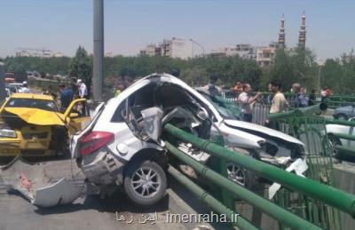 كاهش 30 درصدی تلفات جانی در تصادفات شمال تهران