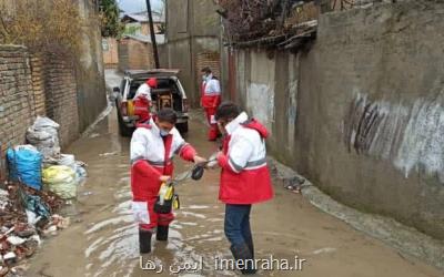 امدادرسانی به ۳۸۶ نفر در ۷۲ ساعت گذشته