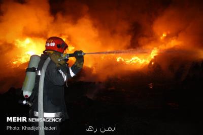 آتش سوزی نیروگاه تبریز ۳ مصدوم درپی داشت