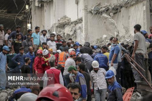 فوت شدگان حادثه متروپل آبادان به ۲۱ نفر رسید