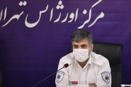 ثبت ۱۸۰۷۵ ماموریت طی هفته گذشته در مرکز اورژانس تهران