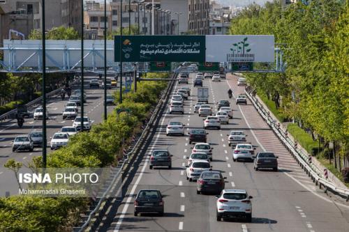 پنجشنبه خلوت در معابر تهران