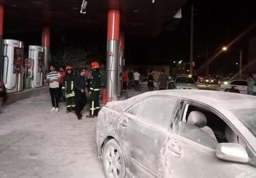 بی احتیاطی راننده سبب ایجاد حریق در پمپ بنزین شیراز شد