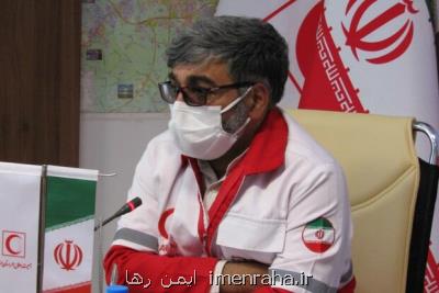 برخورد اتوبوس با گاردریل در محور گرمسار_سمنان