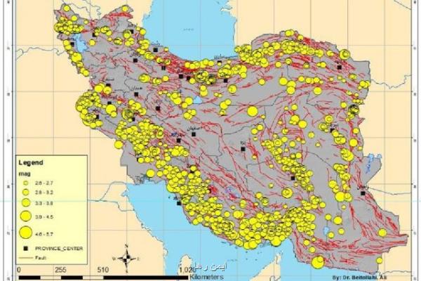 رشتخوار خراسان رضوی با ۵ زمینلرزه لرزید