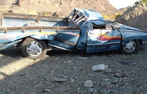 یک کشته و 40 مجروح بر اثر واژگونی خودروی تویوتا وانت در سراوان
