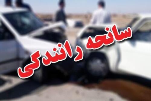 تصادف زنجیره ای در اتوبان تبریز- تهران