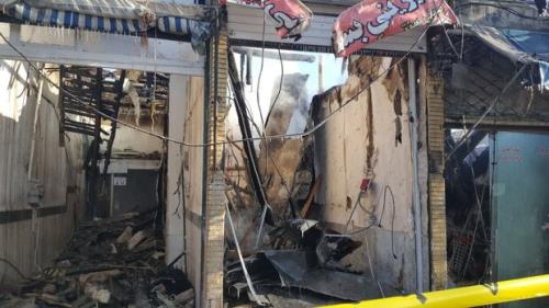 حریق گسترده در قوچان مهار گشت