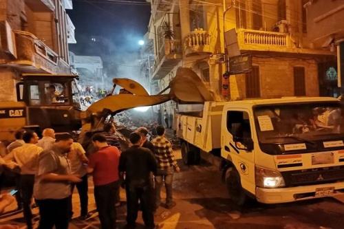 ریزش ساختمان مسکونی در قاهره دست کم ۴ کشته بر جای گذاشت