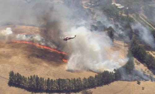 گسترش آتشسوزی های جنگلی پرخطر در غرب استرالیا