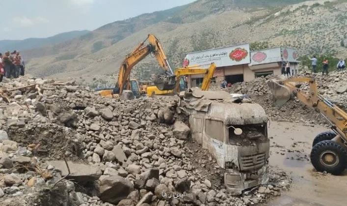 آخرین وضعیت امدادرسانی در منطقه سیل زده سوادکوه