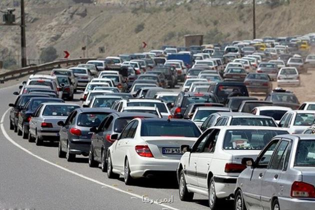 ترافیک محور هراز و چالوس سنگین است