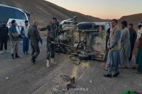 تصادف جاده ای در شمال افغانستان 8 کشته و 4 زخمی برجای گذاشت