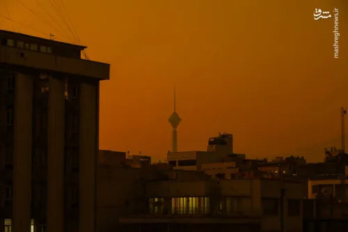عکس، هوای نارنجی تهران