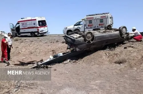 امدادرسانی به ۴ سانحه تصادف استان سمنان یک نفر جان باخت