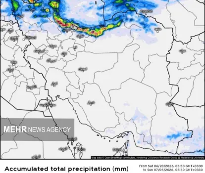 هشدار رگبار بارشهای تابستانی در 10 استان