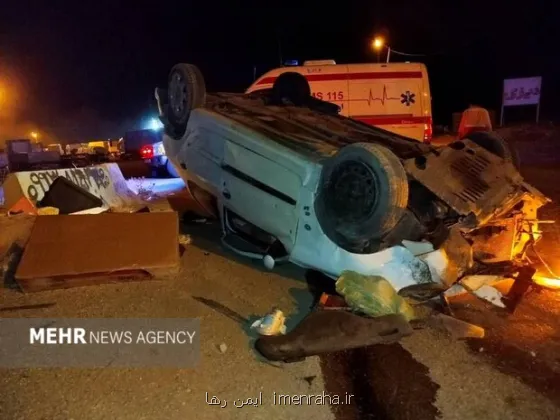 روز پر حادثه در جاده های استان سمنان به 4 تصادف امدادرسانی شد