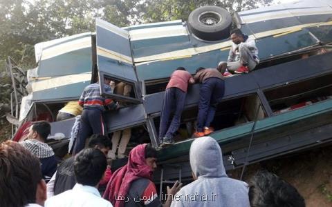 واژگونی اتوبوس در هند