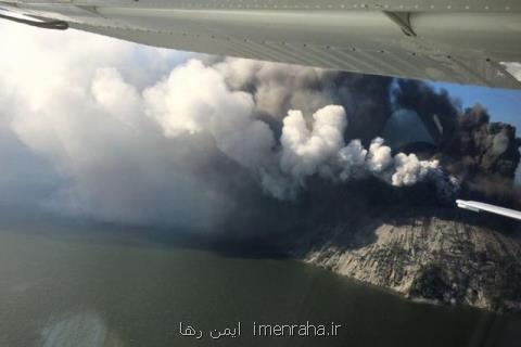 آتشفشان خاموش در پاپوآ گینه نو برای نخستین بار فعال شد