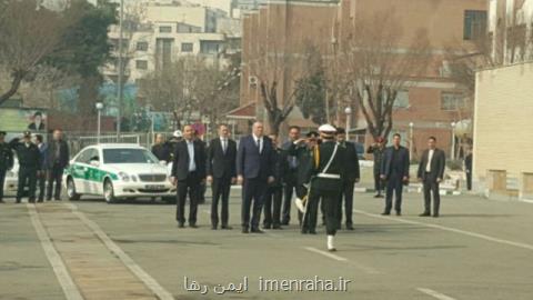 بازدید رئیس پلیس مسكو از مركز فرماندهی پلیس تهران