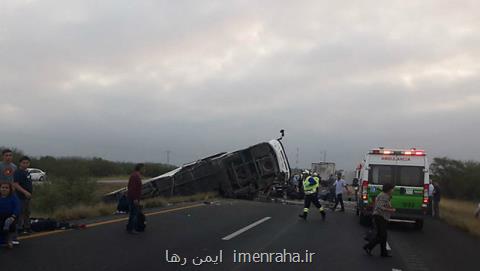 واژگونی اتوبوس در مكزیك قربانی گرفت