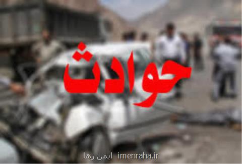 برخورد خودرو به كوه در جاده چالوس 5 كشته و مصدوم داشت