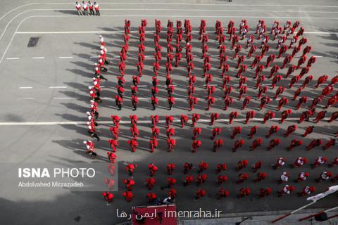 اقدامات داوطلبان هلال احمر در حاشیه طرح نذر آب