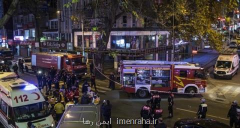 انفجار گاز در ساختمان ۹ طبقه در پایتخت تركیه