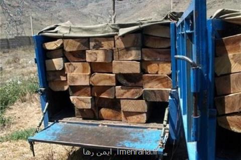 كشف ۲۰ تن چوب قاچاق در دزفول
