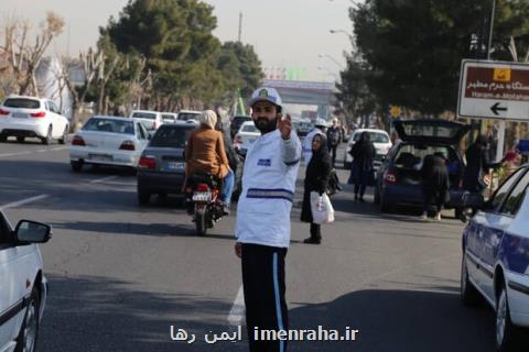 تمهیدات ترافیكی پلیس راهور تهران در شب بیست و یكم ماه رمضان