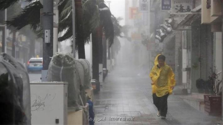 ۳۰ مصدوم بر اثر طوفان تاپاه در ژاپن