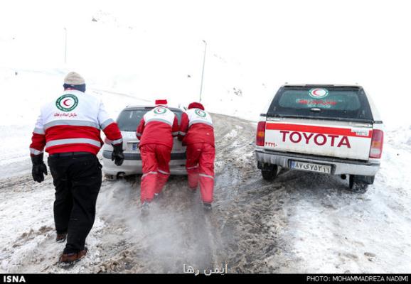 امدادرسانی به بیشتر از ۱۱هزار نفر در برف و كولاك