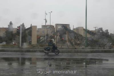محورهای ۴ استان بارانی است