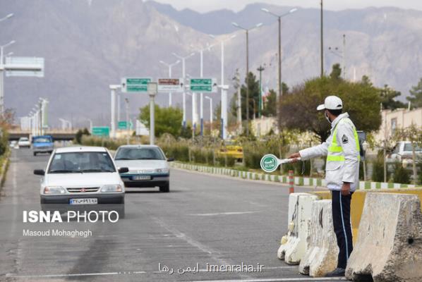ترافیك روان جاده ها در بامداد آخرین روز آبان