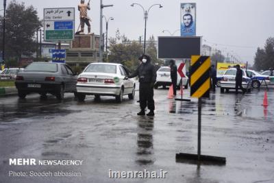 افزایش 10 درصدی ترددهای جاده ای با تغییر رنگ شهرهای كرونائی